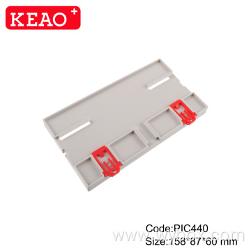 Plastic electronic enclosure electric junction box PIC440 industrial control box din rail terminal block with size158*87*60mm
